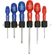 Отвёртки (набор 6пр.) CrV "HI-TEC"  VOREL 61560