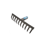 Грабли металлические с прямыми зубьями 10 зубьев ГПш-10  ИнструмАгро 010703