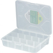 Органайзер универсальный малый 190х160х45 мм, прозрачный матовый  ...Сибртех 90726