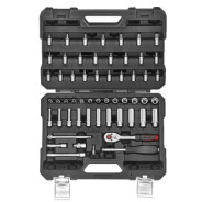 Набор торцевых головок 1/4" 6 гр. и головок-бит с приспособлениями 56 пр.  ...Force 2561T-8