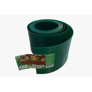 Лента бордюрная 20 см, цвет- зеленый, рулон (10м) садовая/газонная  ...ПластЛайн 4812203000055