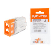 Клемма строит.-монтажная с пастой СМК-102 (2.5 мм2) (5 шт)  ЮПИТЕР JPZ1-7202-04-5