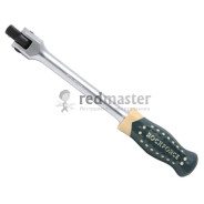 Вороток шарнирный с противоскользящей пластиковой рукояткой 250мм, 1/2"  ...Rock FORCE RF-8014250