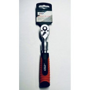 Ключ трещоточный для головок 1/4" 72T телескопический L150-200мм  ...H-D HD-0297