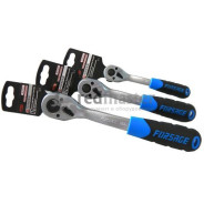 Трещотка реверсивная с резиновой ручкой  1/2(72зуб., L-250мм)  ...Forsage F-802422