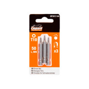 Насадка TORX T10 50mm 3шт (бита звездочка шестилучевая звезда сталь S2 магнитная)  ...GEPARD GP3517-50