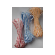 Шнур полипроп. вязаный c сердечником 5mm х20м (цветной) 