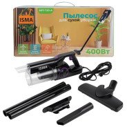 Пылесос для сухой уборки (220-240В, 400Вт, объем пылесборника - 0.8л)  ...ISMA ISMA-607-T20-A