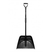 Лопата снеговая  "Профи" в сборе, ковш черный 555х410мм, с алюминиевым черенком, длина 141...PROTEX 9539
