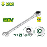 Ключ комбинированный с трещоткой 8 мм  DYLLU DTSA5108