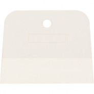 Шпатель, белая резина, 100 мм  Сибртех 85834