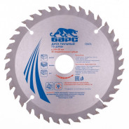 Пильный диск по дереву ф190 х 30 мм, 36 зубьев  Барс 73371