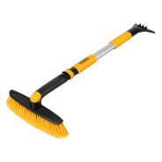 Щетка сметка со скребком, телескоп, поворотная голова, 750-1120 mm  ...DENZEL 55326