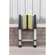 Лестница телескопическая алюм. бытовая 3.8м (13 ступ.)  Forsage F-UP380