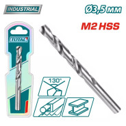 Сверло по металлу M2 HSS 3,5мм  TOTAL TAC1200351