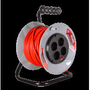 Удлинитель силовой на катушке 30м, 2.2кВт, 4 роз., Ресанта СУ-2х1-30/2...РЕСАНТА 61/118/4