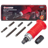 Отвертка ударная с набором бит, 8пр.  FORCEKRAFT FK-5064E