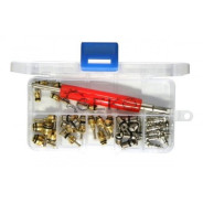 Клапаны для кондиционера с ключом (набор 41пр.)  GEKO G02814