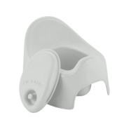 Горшок детский Lalababy Follow Me с крышкой серое пёрышко (285х237х180 мм)  ...LITTLE ANGEL LA270111024