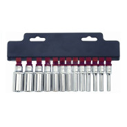 Набор головок глубоких 1/4", 4-14мм, 13 пр. универсальный профиль  ...Force 2138Q