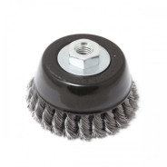 Кордщетка чашеобразная стальная витая для УШМ 100 мм.  Rock FORCE RF-BWC104