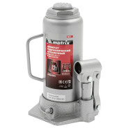 Домкрат гидравлический бутылочный 12т (h min 230мм, h max 465мм)  ...Matrix 50727