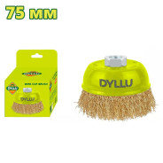 Щетка проволочная чашечная 75 мм  DYLLU DTCE1401