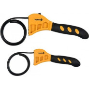 Ключ разводной (лента) для маслянного фильтра 10-160мм (набор 2шт)  ...VOREL 57616