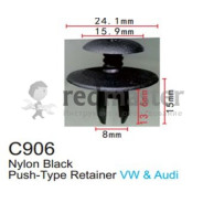 Клипса для крепления внутренней обшивки европейских а/м пластиковая  ...Forsage C0906(Jaguar/European car)