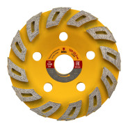 Чашка алмазная зачистная, 125 mm, Турбо Denzel Сибртех 72970