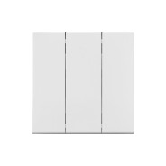 Выключатель 3 клав. (cкрытый, узел, 10А) белый, Carre  BYLECTRICA С5 10-3605