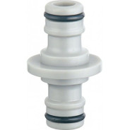 Адаптер поливочный двусторонний для быстросъема на КАРТОНКЕ  ...H-D HD-G6104