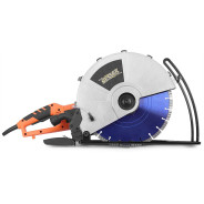 Электрический бетонорез  КХ355D (2.6кВт, 4500об/мин, макс. диск 355мм, глубина реза до 125мм)  ...MESSER 10-40-215