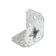 Уголок крепежный усиленный 90х100х100  мм. С 2.0  мм. белый цинк  ...STARFIX SMP-45798-1