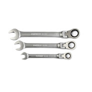 Ключ комбинированный трещоточный с шарниром 19 мм.  Patron P-75719F