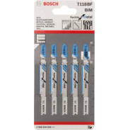 Пилка для лобзика T 118 BF Flexible for Metal (5 шт)  BOSCH 2.608.634.503