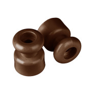 Изолятор для ретро провода (10 шт.) коричневый  BYLECTRICA ЮЛИГ.757522.014кор