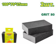 Губка абразивная 4-х сторонняя  DYLLU DTUK2501