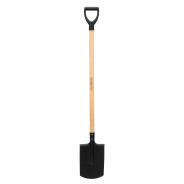 Лопата прямоугольная, 200х284х1340 mm, деревянный черенок с пропиткой  ...Сибртех 614585