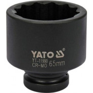 Головка торцевая ударная 1" 12гр. 65 мм. L93 мм. CrMo  YATO YT-11990