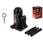 Домкрат гидравлический 4т бутылочный 170-420мм (телескопический) AUTO () (h min 170мм, h max 420мм, ...STARTUL ST8026-04