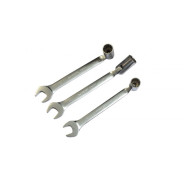 Ключ рожково-торцевой шарнирный 19 мм  Patron P-75219F