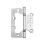 Петля накладная без врезки  АЛЛЮР 100х75 2BB SCP БЛИСТЕР 2,5мм мат.хром 2 шт  ...УЗК 1047