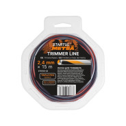 Леска ф 2.4 мм х 15 м витой круг сеч. TRIPLE PRO METSA (трехкомпонентная)  ...STARTUL ST6160-24