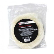 Губка для полировки из овечьей шерсти самоцепляющаяся 150mm  ...Forsage F-PSP150V