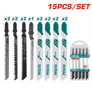 Набор пилок для лобзика   (15 шт)TOTAL TAC1501