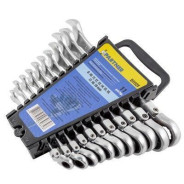 Ключи комбинированные трещоточные с шарниром (8,10-19мм), набор 11пр.  ...Partner PA-51112F