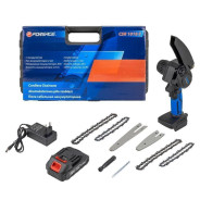 Пила цепная аккумуляторная,  1АКБ ,Li-ion, 20V, 2.0Ah,   Forsage F-CSR 1018 E