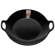 Тарелка-блюдо керамическая, 24х20.3х4.5 см, серия ASIAN, черная  ...PERFECTO LINEA 17-102401