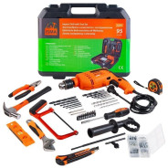 Набор инструментов с дрелью электрической,95пр.(220V,750W,0-2900об/мин),в кейсе  ...ISMA ISMA-1095